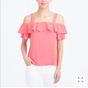 J Crew Factory Cold-Shoulder tank top